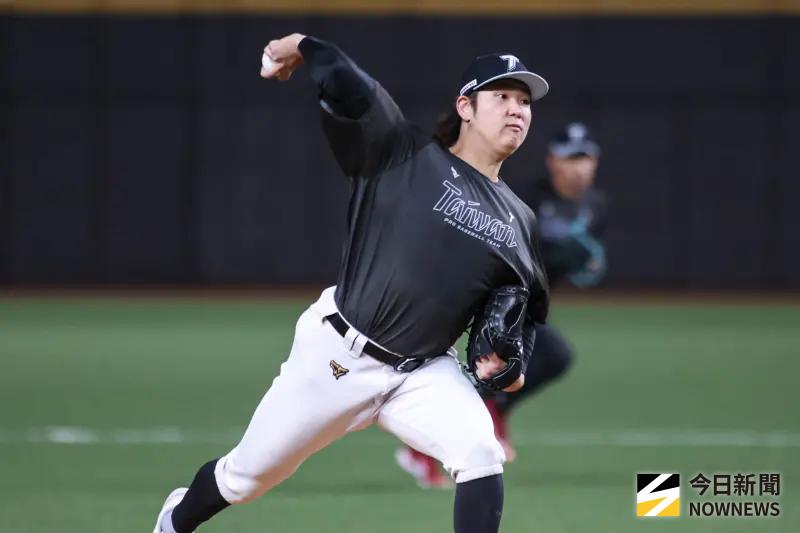 ▲旅日投手古林睿煬今日加入中華隊第二階段集訓。（圖／記者朱永強攝,2026.2.19）