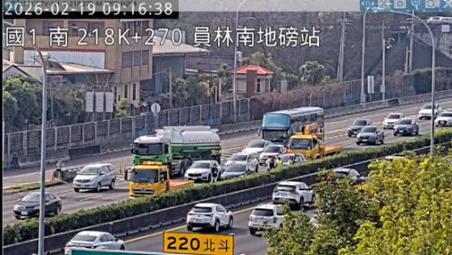 國道初三上午三起追撞各回堵4公里　午後「17路段」恐持續壅塞
