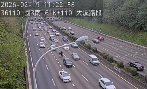 ▲國3南向61.2公里處事故。（圖／高速公路局提供）