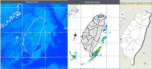 ▲吳德榮表示，今、明兩天台灣附近水氣逐漸減少，北部多雲時晴，中南部晴朗穩定，東半部偶有局部短暫降雨機率，但下周二晚至下周三另一波東北季風南下，北部與東半部轉涼並伴隨局部降雨。（圖／翻攝自「氣象應用推廣基金會．老大洩天機」專欄www.metapp.org.tw）
