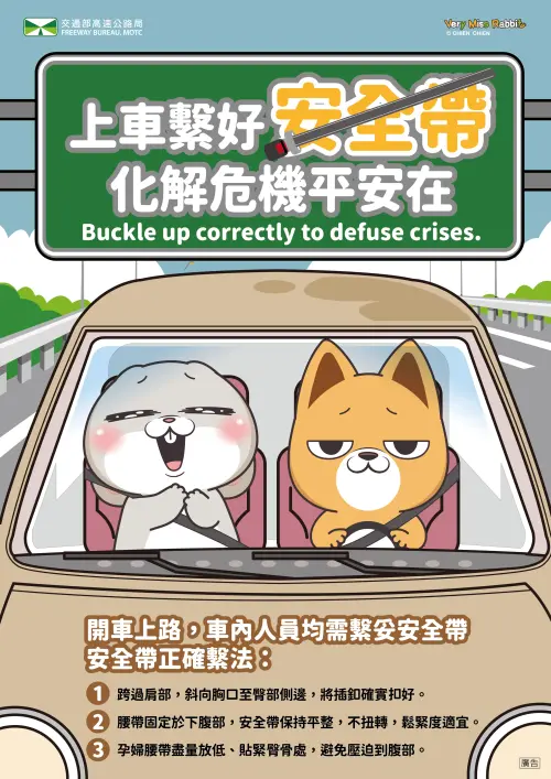 ▲行車安全提醒。（圖／高速公路局提供）