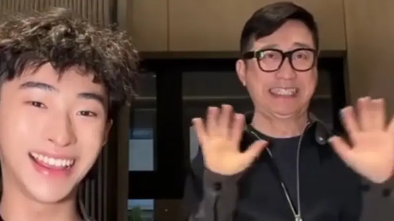 庾澄慶、小哈利同框拜年！父子私下互動曝光　他喊生父：庾爸爸