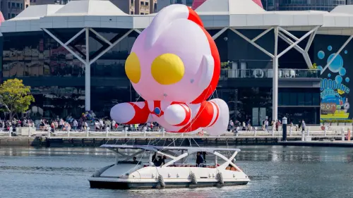 高雄冬日遊樂園彩蛋連發　Q版初代超人力霸王領航愛河灣超吸睛
