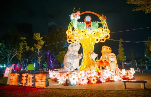 萬和宮龍馬閃耀台中燈會　打卡抽藍牙喇叭
