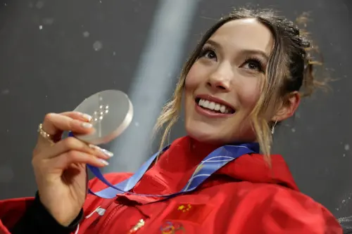 ▲谷愛凌（Eileen Gu）出生於加州舊金山，3歲開始滑雪，15歲轉為代表中國參賽。（圖／美聯社／達志影像）