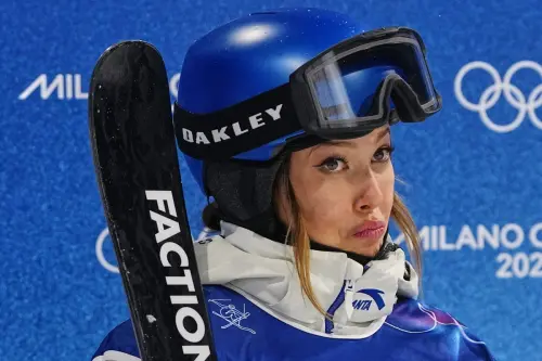 ▲谷愛凌聲援因批評美國政府而遭川普（Donald Trump）斥責的運動員亨特赫斯（Hunter Hess），引發強烈回彈。（圖／美聯社／達志影像）