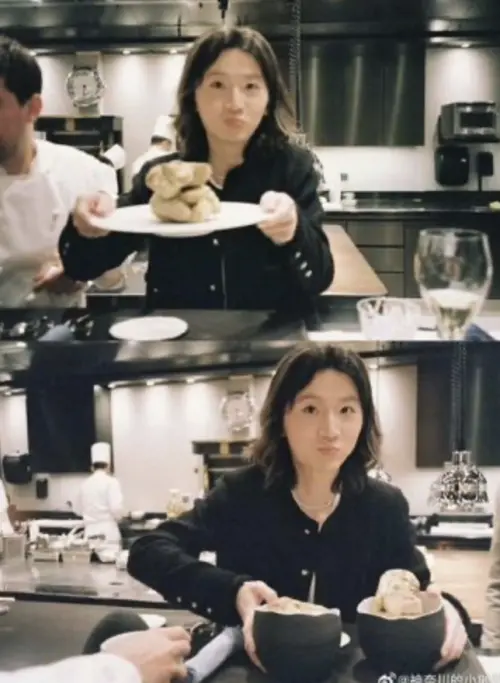 ▲羅昊近況曝光，穿女裝做美甲讓網友看傻。（圖／翻攝自微博）