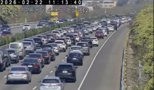 連假最後一日！估交通量仍在正常範圍　下午國道「11路段」恐壅塞
