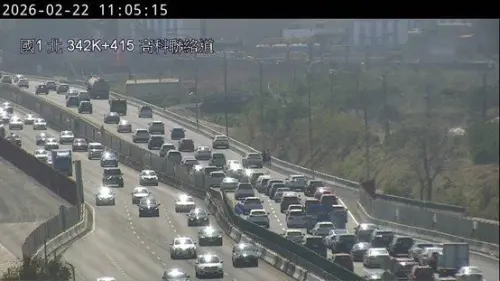 ▲國1南向343公里處事故。（圖／交通部高公局提供）