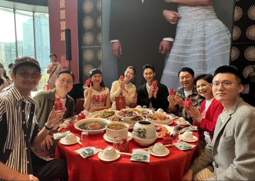 《雙囍》大巨蛋辦桌！劉冠廷、余香凝婚宴來真的　280觀眾吃喜酒
