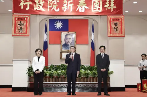 新春開工首日　卓榮泰：盼行政立法障礙擱置齊步向前
