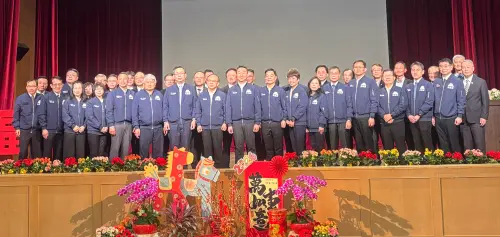 ▲交通部今日舉辦新春團拜。（圖／記者李青縈攝）