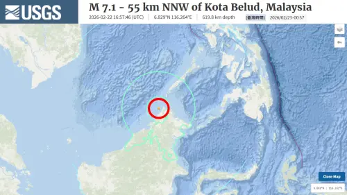 馬來西亞7.1強震！郭鎧紋：全球地震平靜期結束　台灣也要小心了
