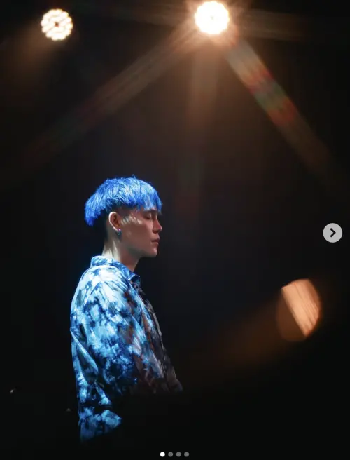 ▲盧學叡（如圖）本月7日才剛辦完生日音樂會。（圖／翻攝自盧學叡IG）