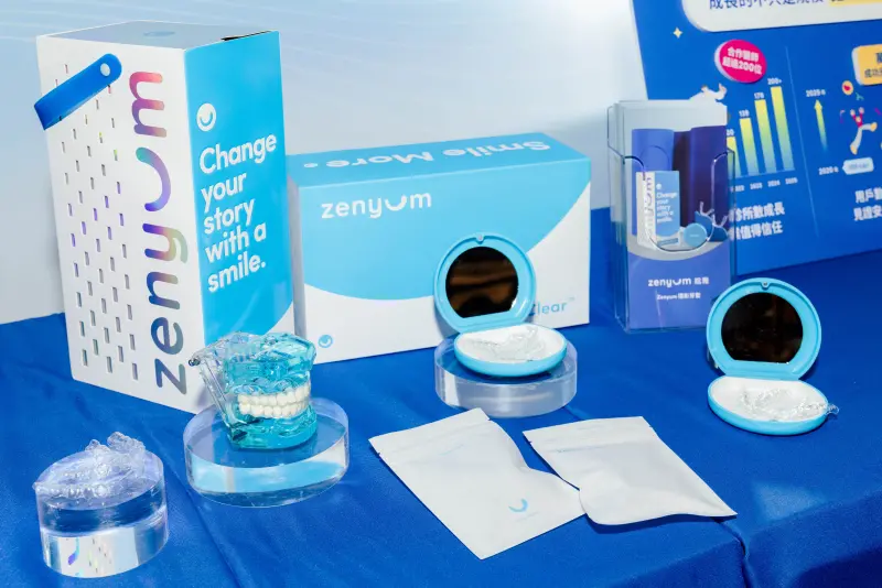    ▲Zenyum綻雅隱形牙套。（圖／綻雅台灣提供）  