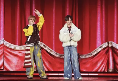 ▲▼King&Prince（上圖）、&TEAM（下圖）來台演出人氣爆棚。（圖／台視提供）