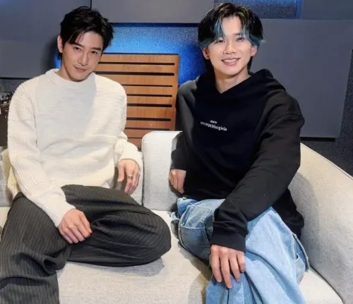 ▲張立昂（左）合體日本歌手松浦航太（右）。（圖／艾瑞克艾斯提供）