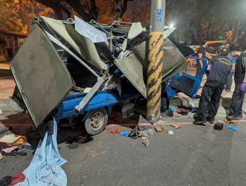 ▲ 台南仁德33歲吳姓男子涉嫌吸食俗稱「喪屍煙彈」後駕駛小貨車，拒絕攔查並加速逃逸，釀車上5名未成年孩童受傷送醫。（圖／翻攝畫面）