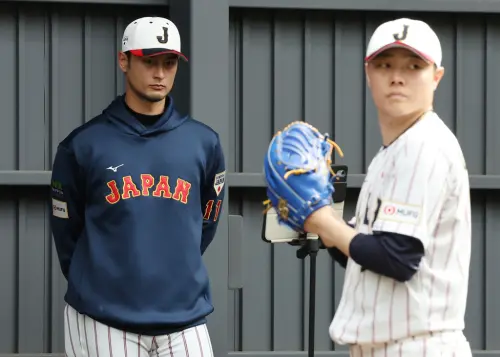 ▲日本武士隊接下來將結束宮崎集訓，移師名古屋與大阪進行最後的熱身賽。達比修有本屆擔任球隊顧問。（圖／美聯社／達志影像）