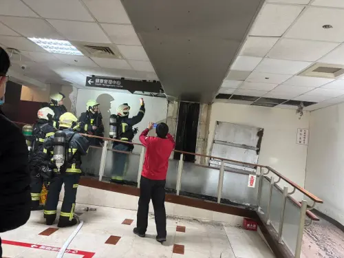 快訊／台大醫院東址驚傳火警！6F竄濃煙畫面曝光　院方急疏散人員