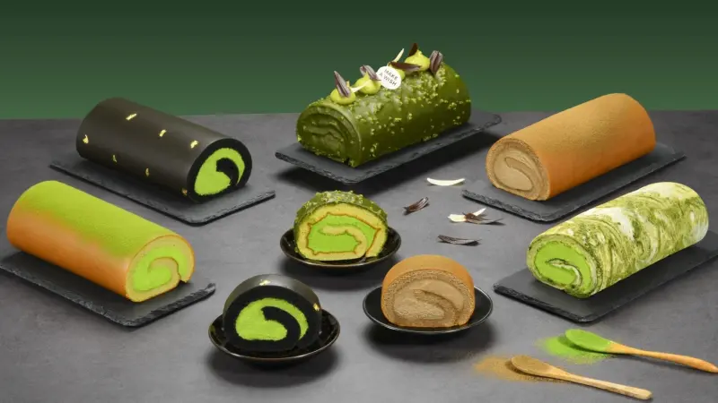 ▲台灣人最愛抹茶買一送一優惠！亞尼克2026年京都宇治茶季，從生乳捲、蛋糕共17款新品，推薦焙茶加量1.5倍、脆皮巧克力、草莓切片；侍茶匠西門町新店開幕，買一送一手搖飲料優惠。（圖／亞尼克 yannick.com.tw）