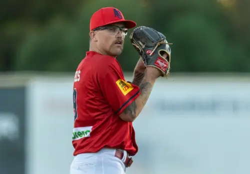 ▲擁有豐富韓國職棒經驗的左投威爾斯(Lachlan Wells)將成為澳洲隊的王牌先發，他對亞洲打者習性的極度熟悉，將是澳洲隊在預賽抗衡台日韓的秘密武器。（圖／X @EBalnar）