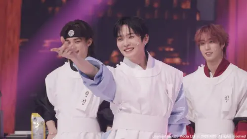 ▲《Soul Beam with Stray Kids》Lee Know大撩現場粉絲。（圖／Hami Video提供）