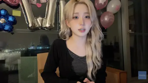 女團NMIXX被私生拿雷射筆照房間！隊長海嫄慘受害　不爽怒關直播
