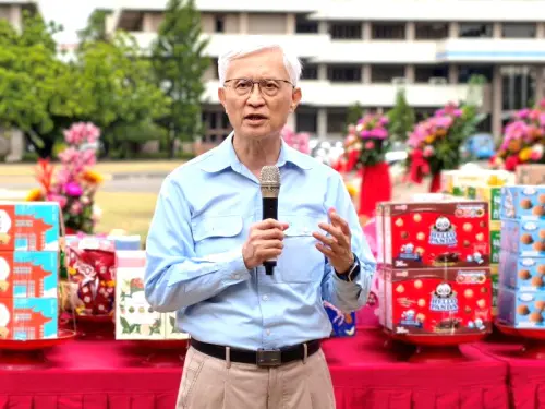 ▲中鋼公司董事長黃建智致詞。(圖／中鋼公司提供)