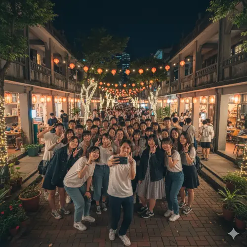 ▲原PO貼出畢旅3天2夜行程包括台中文化創意園區、一中商圈、審計新村、城市探索與麗寶樂園，每人費用5250元，不少人直呼乾脆自己請假和同學出去玩。（圖／AI生成、記者賴禹妡製）