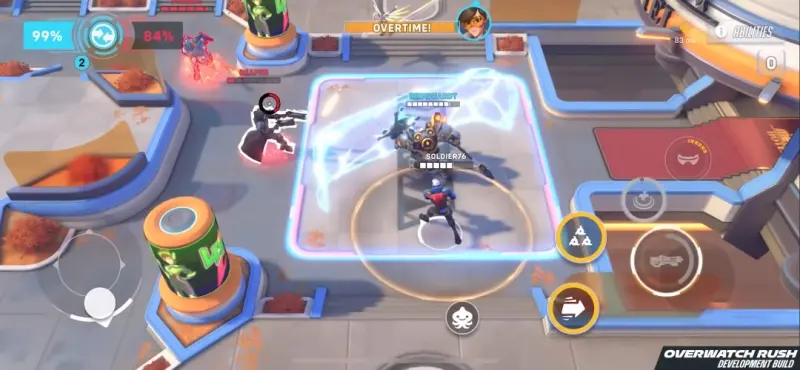 ▲暴雪娛樂公開，以《鬥陣特攻》為世界觀的全新手機遊戲《鬥陣特攻 Rush》（Overwatch Rush）確定開發中。（圖／暴雪娛樂提供）