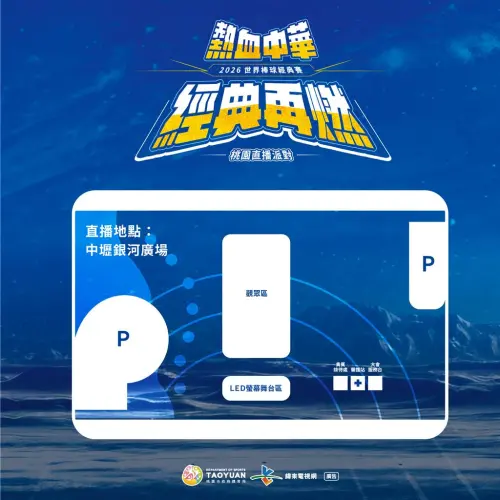 ▲中壢市區銀河廣場的直播派對圖。（圖／桃園市政府體育局）