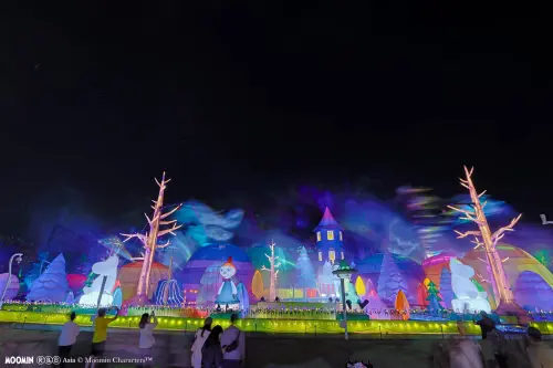 ▲中央公園參觀結合「姆明一族」主題的中台灣燈會(圖／觀旅局提供2026.2.25)