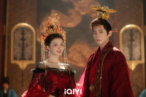 ▲《成何體統》王楚然（左）與丞磊迎來大婚。（圖／愛奇藝國際版）