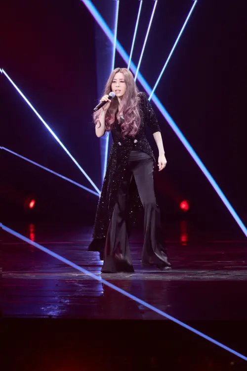 ▲江淑娜（如圖）今（25）日晚間擔任二姊江蕙演唱會特別來賓，突然跟觀眾談心，提及2015年姊姊突然封麥，她為了替姊姊保守祕密，有苦難言的狀態。她感謝姊姊能康復，重返舞台。（圖／寬宏藝術提供）