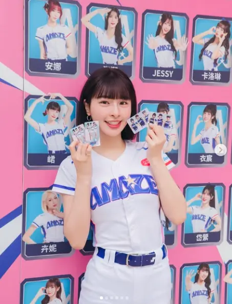 ▲峮峮（如圖）上一屆就是中華隊應援團隊成員之一，今年再度入選，她透露心情一樣充滿興奮與期待感。（圖／峮峮IG @qun_04）