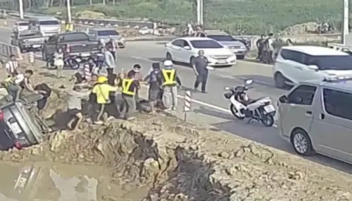 影／11人受傷！超車釀重大車禍　泰國交通事故死亡率高