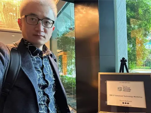 Ethan Tu takes a selfie at an Advanced Technology Workshop. (Facebook, Ethan Tu)