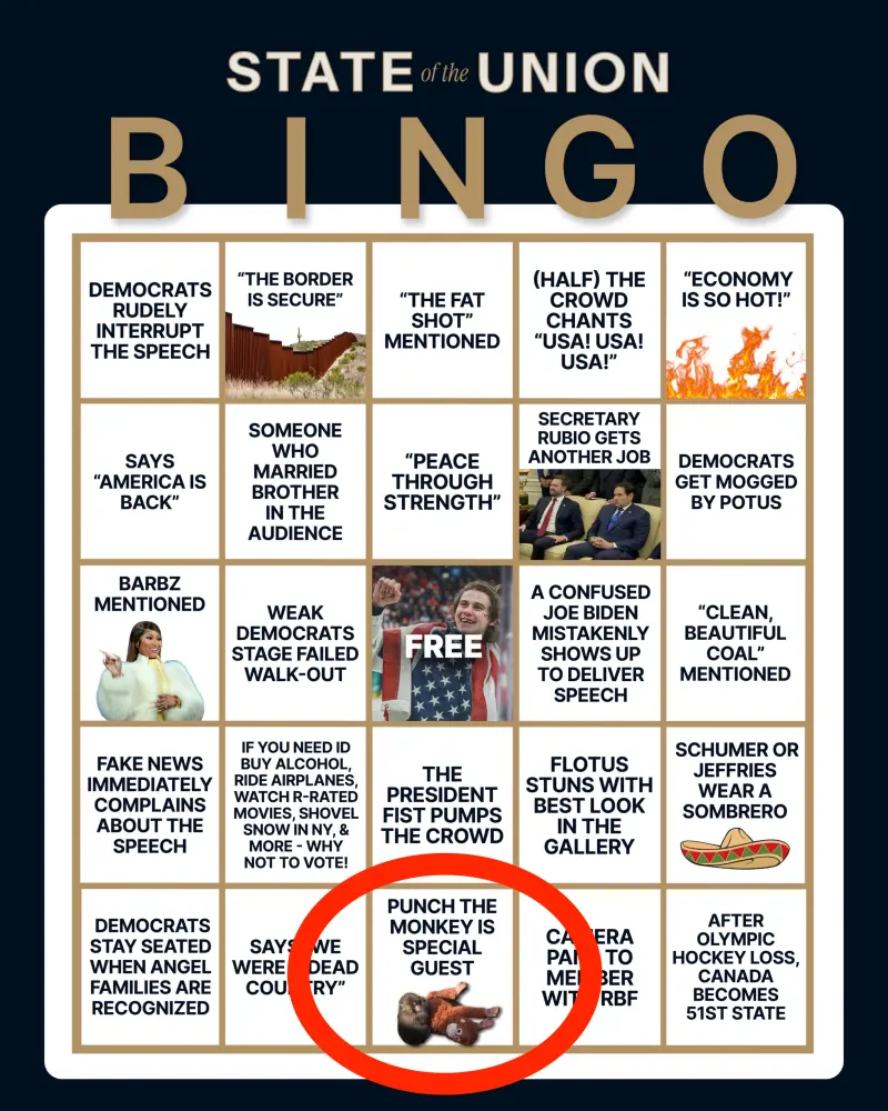    ▲美國白宮官方X都刊登了Panchi君的照片，稱其為川普國情咨文的「特別來賓」。（圖／翻攝自白宮X）  