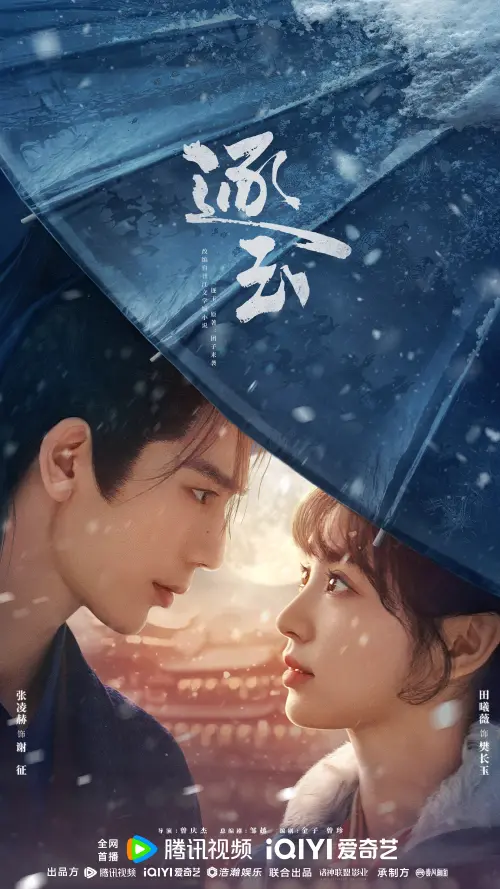 ▲《逐玉》男女主角為張凌赫（左）、田曦薇（右）。（圖／微博＠網劇逐玉）