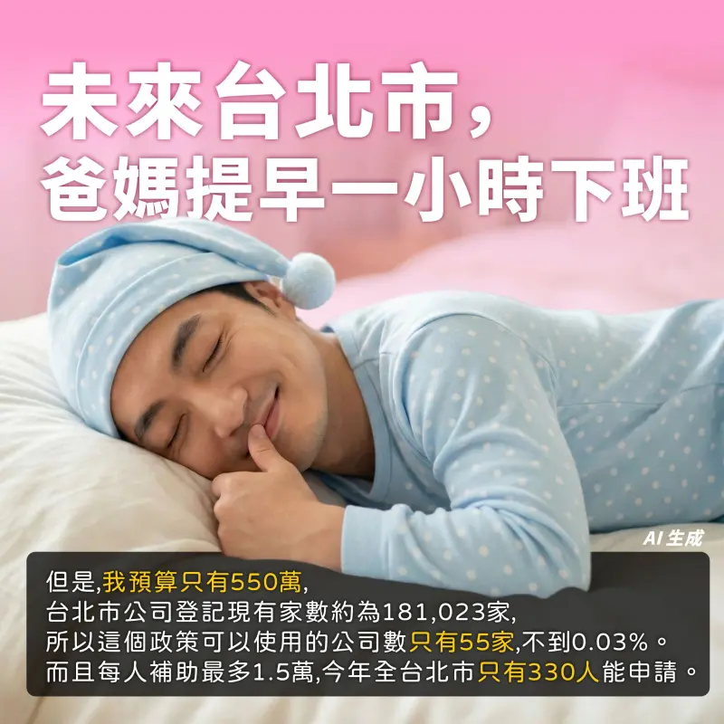 蔣萬安育兒新制很奸詐？民進黨批：沒配套就如同做夢一場空