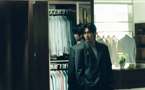 ▲《黑白清道夫》由李銘順、婁峻碩（如圖）、雷嘉汭主演。（圖／Netflix提供）