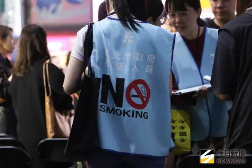 ▲2026台北燈節展區內全面禁菸。（圖／記者朱永強攝，2026.02.26）