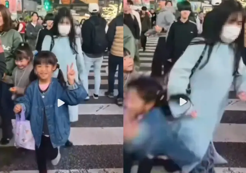 台灣女童澀谷打卡遭撞飛！日本惡意「撞人族」引台日網炸鍋