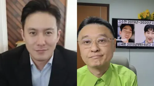 ▲郭泰英（左）反擊權英燦（右）：「連續3個月在直播中造假，此屬嚴重的人格權侵害！」（圖／翻攝自권영찬TV YT）