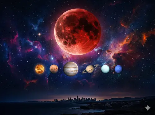 今「六星連珠」接元宵血月！三凶象連發　老師示警：恐有震盪災難