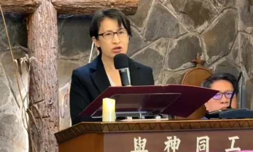 赴義光交會追思！蕭美琴：做台灣人很困難才能因此驕傲