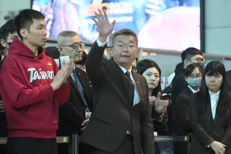 ▲中華職棒會長蔡其昌表示，中華隊可能因雨無法順利打官辦熱身賽，雖然不利但仍要克服。（圖／記者林柏年攝,2026.2.28）