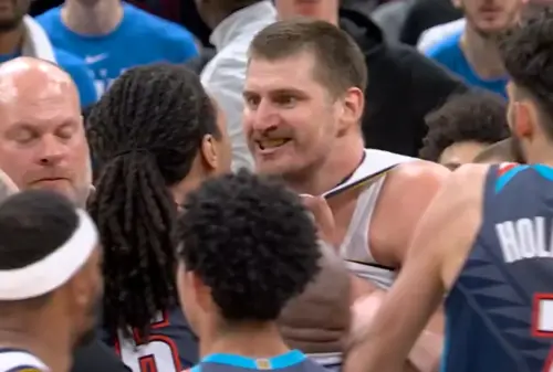 影／金塊、雷霆衝突！多爾特下黑腳被趕出場　約基奇氣炸上前對峙