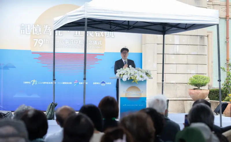 ▲陳其邁批評《世紀血案》劇組，把歷史傷痛當作消費品。（圖／總統府提供）